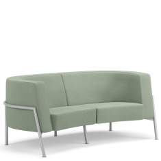 Loungesofa grün Sofa Lounge modulare Sofas Kinnarps Trix
