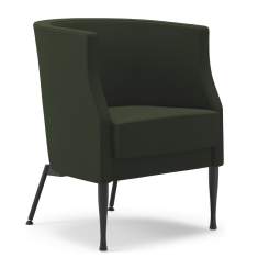 Loungesessel schwarz Sessel Lounge Büro Loungemöbel, Kinnarps, Arriba