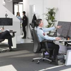 Ergonomischer Bürostuhl schwarz Bürodrehstuhl ergonomisch Büro, BMA-Ergonomics, axia focus 24/7