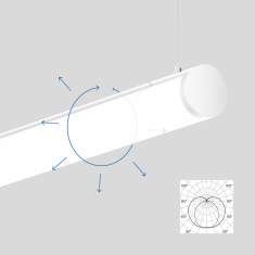 Lichtsystem Pendelleuchte Lichtsysteme XAL Tubo | Seta 60 CONEX