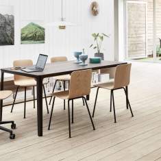vitra Bürostuhl Holz Bürodrehstuhl ohne Armlehnen vitra, HAL Ply Studio