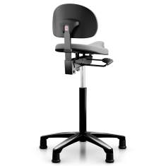 Ergonomischer Bürostuhl grau Schreibtischstuhl ergonomisch, Flokk, RH Support