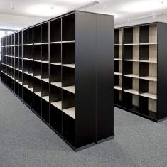 modulares Bürocontainer-System Büro Schrank schwarz Aktenschränke Sideboard Bene K2 Stauraum