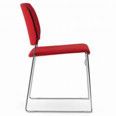 Besucherstuhl rot Besucherstühle günstig Konferenzstühle Cafeteria Stühle, offecct, Lite