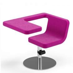 Loungesessel Cocktailsessel violett Büro Clubsessel mit dem Tisch Design Loungemöbel  Materia, Clip