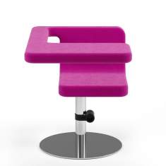Loungesessel Cocktailsessel rosa Büro Clubsessel mit dem Tisch Design Loungemöbel  Materia, Clip
