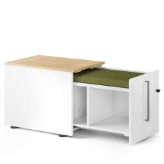 Bürocontainer ausziehbar , Assmann Büromöbel, Pontis Open-Space-Schrank