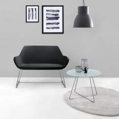 Möbel für Warte und Empfangsbereiche | Loungesofa, profim, Fan Sofa