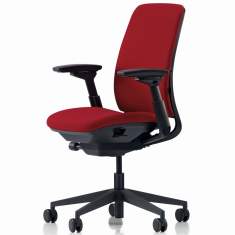 Bürostühle mit Armlehnen Schreibtischstühle rot, Steelcase, Amia