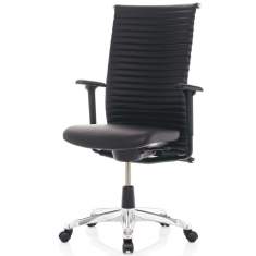 Hag Bürostuhl ergonomischer Bürodrehstuhl schwarz, Flokk, HAG Excelence