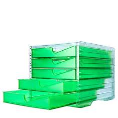 Schubladensysteme | Tischaufsätze/Papier- und CD-Ablagen, styro, styroswingbox NEONline