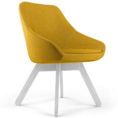 Loungesessel gelb Sessel Lounge Besucherstuhl Konferenzstühle, viasit, Calyx