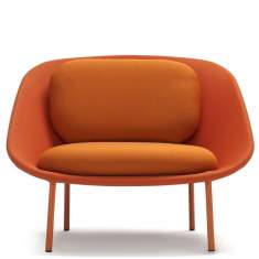 Loungesessel orange Design Büro Loungemöbel, offecct, Netframe