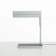 Schreibtischlampe LED Schreibtischlampen modern Tischlampen LED Tischleuchte Aluminium grau Teknion Sanna Lightbar