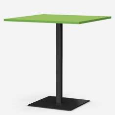 Quadratisch Besprechungstisch eleganter Hochtisch Cafeteria Konferenztisch grün Zemp STELE ZQ-H