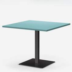 Cafeteria Tisch Besprechungstisch Quadratisch blau Tisch Konferenztisch Zemp STELE ZQ