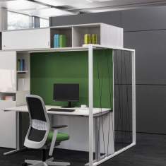 Höhenverstellbarer Schreibtisch elektrisch ergonomische Schreibtische weiß Bene Level lift pure