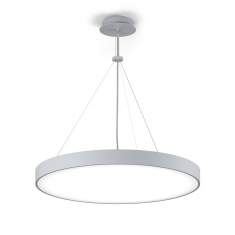 Pendelleuchten Design Pendelleuchte modern Bürolampe LED grau rund XAL Vela EVO