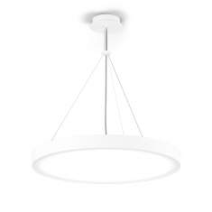 Pendelleuchten Design Pendelleuchte modern Bürolampe LED weiß rund XAL Vela EVO