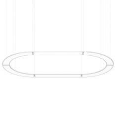 Pendelleuchten Design Pendelleuchte modern Bürolampe Oval XAL Task