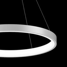 Pendelleuchten Design Pendelleuchte modern Bürolampe rund grau XAL Ino
