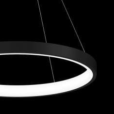 Pendelleuchten Design Pendelleuchte modern Bürolampe rund schwarz XAL Ino