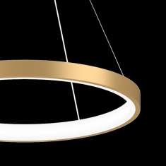 Pendelleuchten Design Pendelleuchte modern Bürolampe rund gold XAL Ino