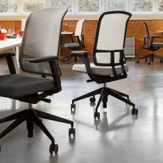 Vitra Stuhl Design Bürostuhl ergonomischer Bürodrehstuhl exklusiv Drehstuhl Netzrücke vitra, AM Chair