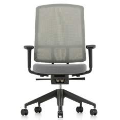 Vitra Stuhl Design Bürostuhl ergonomischer Bürodrehstuhl exklusiv Drehstuhl grau Netzrücke vitra, AM Chair