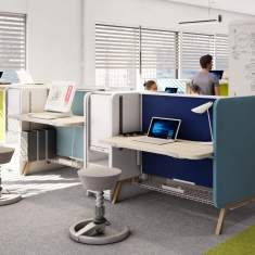 manuell höhenverstellbarer Schreibtisch ergonomische Schreibtische Holz Mikomas Stand Up
Doppelarbeitsplatz
höhenverstellbar