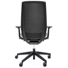 Drehstuhl schwarz Bürostuhl Design Bürostühle mit Armlehnen Netzgewebe Profim AccisPro
