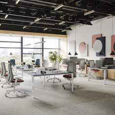 Drehstuhl Bürostuhl Design Bürostühle mit Armlehnen Netzgewebe Profim AccisPro