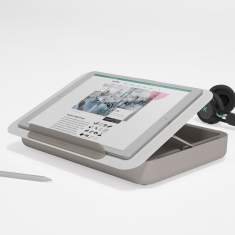 Bento Notebookständer, Tabletständer, In-line-Dokumentenhalter, Agile Working Dataflex Addit Bento® ergonomische Toolbox 900
