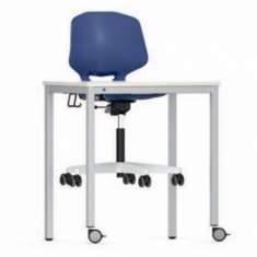 Schreibtisch mit Rollen Schulungstisch Schülertisch VS EcoTable-Q