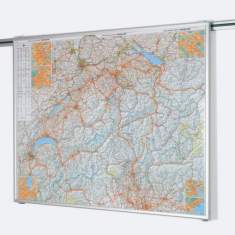 magnetische Whiteboards Büro Landkarte Whiteboard Tafel, o+c system - adeco, Whiteboards o+c