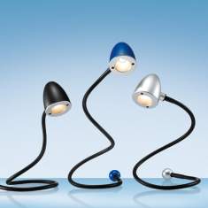 Designer Tischlampe LED Schreibtischlampen LED Tischleuchte modern, Hansa, LED Snake