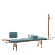 Basisbank Holz Lounge Consento Assmann Büromöbel Matera