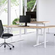 Büro Elektrisch höhenverstellbarer Schreibtisch weiß höhenverstellbare Schreibtische Design, REISS, Reiss Avaro Q
Sanft-Anlauf/Sanft-Stopp
höhenverstellbar