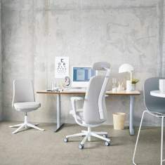 Hag Bürostuhl ergonomisch Bürodrehstuhl grau Flokk, HÅG SoFi