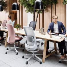 Hag Bürostuhl ergonomischer Bürodrehstuhl exklusiv, Flokk, HÅG SoFi mesh