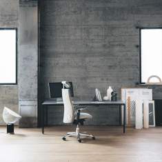Drehstühle Büro ergonomisch Bürostühle mit Armlehnen, Hoher Rücken, Armlehnen, Flokk, HAG Tribute