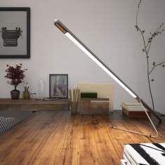 Tischlampe modern Leuchtröhre schmale Schreibtisch Lampe | Tischleuchte, Belux, Tubo