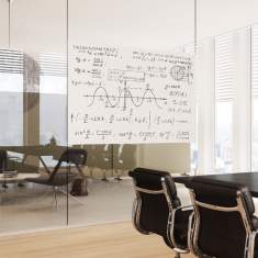 Wand Whiteboard Büro Whiteboards Magnettafel, o+c system - adeco, Whiteboard mit Klett