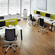 moderne Büroeinrichtung, Schreibtisch | Büro Schreibtische | Büromöbel, König + Neurath, DO IT.4
