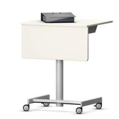 Mobiler Lehrertisch Schultisch auf Rollen Seminartisch auf Rollen Möbel rollbar, VS, Shift+ BStand