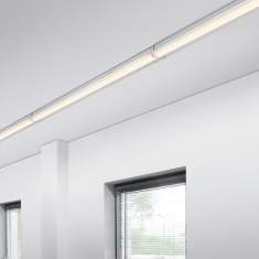Leuchtröhre Büro Deckenleuchten länglich LED Büroleuchte weiß Deckenleuchte Deckenlampe, Hansa, LED Alu Connect