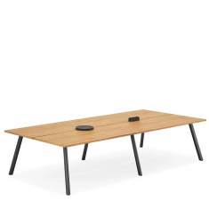 Team-Tisch Holz Team-Tische Büro Konferenztisch Kusch+Co 6880 Creva
rechteckige Tischplatte