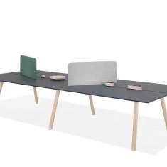 Team-Tisch Holz Team-Tische Büro Konferenztisch Kusch+Co 6880 Creva
rechteckige Tischplatte