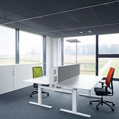 höhenverstellbarer Schreibtisch Büro Schreibtische | Büromöbel, Echo, Tischsystem Vario
Doppelarbeitsplatz