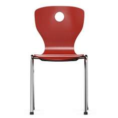 Besucherstuhl rot Besucherstühle Konferenzstühle Cafeteria/ Mensa Stühle, VS, Compass-VF 1